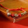 New Lucky Charm Cat Collar with Bell – Chinese Style Wealth Necklace for Pets