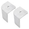 2PCS Pontoon Boat Aluminum Corner   for 90 Degrees  Rounded Corner 3-3Celsius4in To 3-13Celsius16in Height 3-1Celsius4in To 3-5Celsius16in Top Width