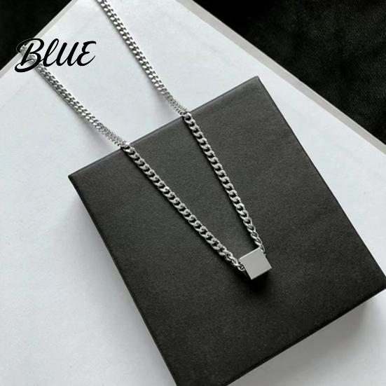 Chic Geometric Design Necklace Pendant for Men Cube Quality