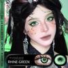 Eyeshare Anime Cosplay Kontaktní čočky Barevné kontaktní čočky Halloween Anime Softlens Koi Bílá Stříbrná Pupilární čočka