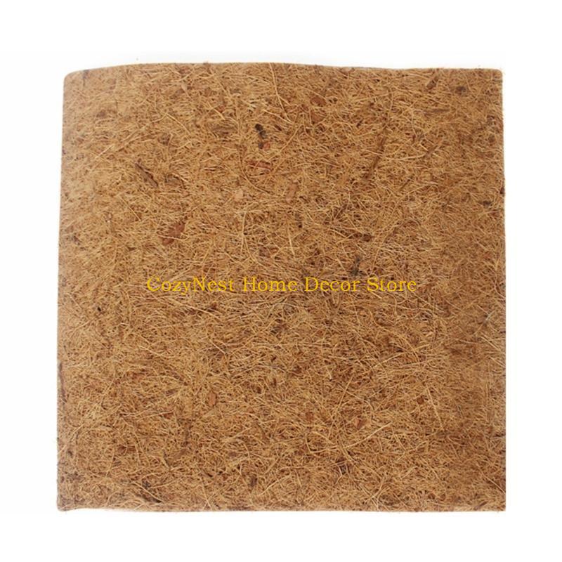 92MF Terrariums Substrate Liner Coconutfiber Carpet for Reptiles Cut To Fit Lizards BeardedDragons Bedding Mat Pet Supplies