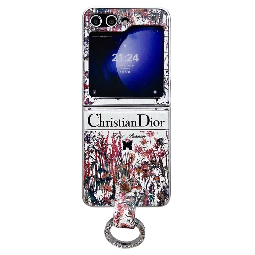 Samsung Z Flip 7 Trendy Forest Ring Phone Case - Fashionable Protective Cover for Z Flip 5