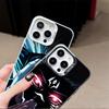 Anime Jujutsu Kaisen Satoru Gojo Beschichtetes Handyhülle Für iPhone 17 Air 16 e 15 14 13 12 11 Pro Max Plus Mini SE 2020 2022 Hülle