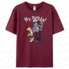 Nu Pogodi Morjak T-Shirt Wolf Und Hase Cartoon Printed Tshirt Lustiger Russischer Retro Comic Shirt Men Women Daily Life Tee Top