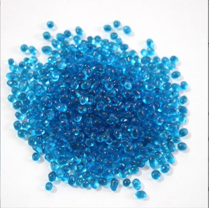 Decorative Colored Glass Gravel for Aquarium Landscaping: Red, Green, Blue 3-6mm [500g]