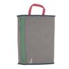 Translucent Mesh Storage Bag Portable Zipper Handbag Functional Cosmetic Pouch Pencil Case Documents Paper Organizer