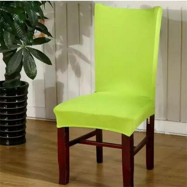 Elastic Chair Slipcover Case Stretch Chair Covers For Wedding Hotel Banquet Dining Room Spandex Dining Chair Cover