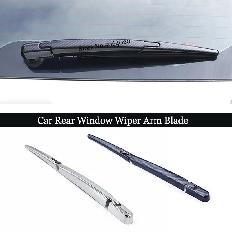 

ABS Car Rear Window Wiper Arm Blade Cover Trim Car Styling For Nissan X-Trail T32 Rogue Qashqai J11 2014- Accessories 3pcs ABS Chrome
