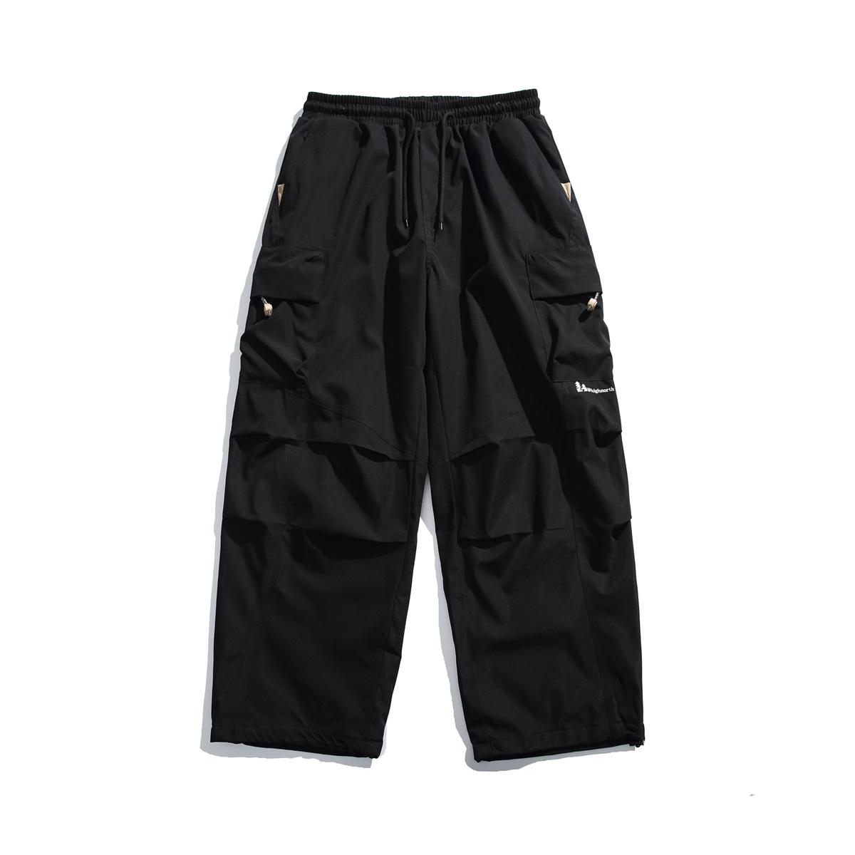 

Мужские зимние брюки карго North Boundary 2024 с флисовой подкладкой - Прямого кроя, в стиле кэжуал S чёрный