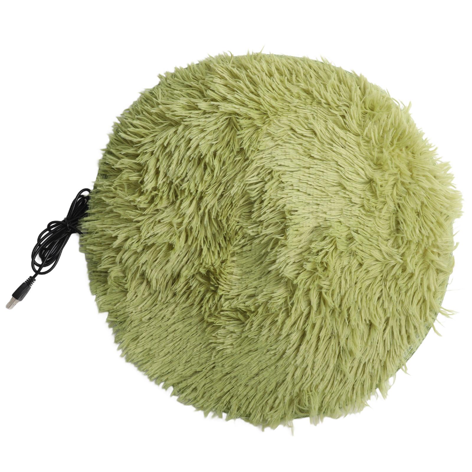 

USB Powered Heating Mat for Pets Soft Plush Electric Blanket for Cats and Dogs Designed to Keep Your Furry Friends Warm зелений