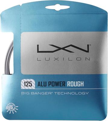 ALU POWER ROUGH 125 Tennis String, Single String, Silver, WRZ995200 [Parallel Import]