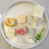 Dessert Molds Flower Fish Shape Cake Molding Cake Pressing Molds ABS Texture Present for Professional Baking People