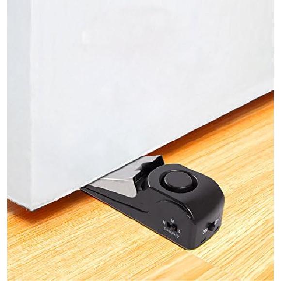 Door Stopper Alarm, 120db Loud Anti-Theft Alarm for Home, House, Apartment and Personal Security