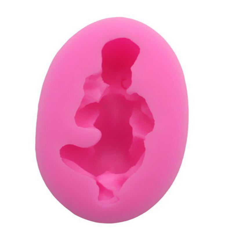 Silicone Mold 3D Sleep Baby Handmade Chocolate Fondant Cake Cookies Dessert Baking Decorating Tools