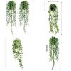Eucalyptus Indoor Wall Decor Faux Plant With Plastic Leaves For Home Office