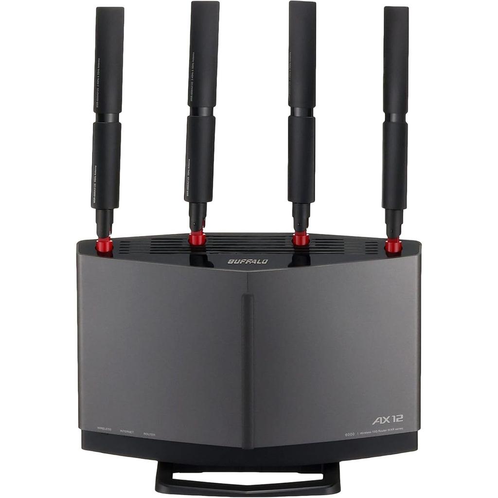 Refurbished Buffalo AX6000 WiFi Router 6 with Made In Compatible with iPhone iPhone SE and Compatible with iPhone and iPhone SE Model (Wi-Fi