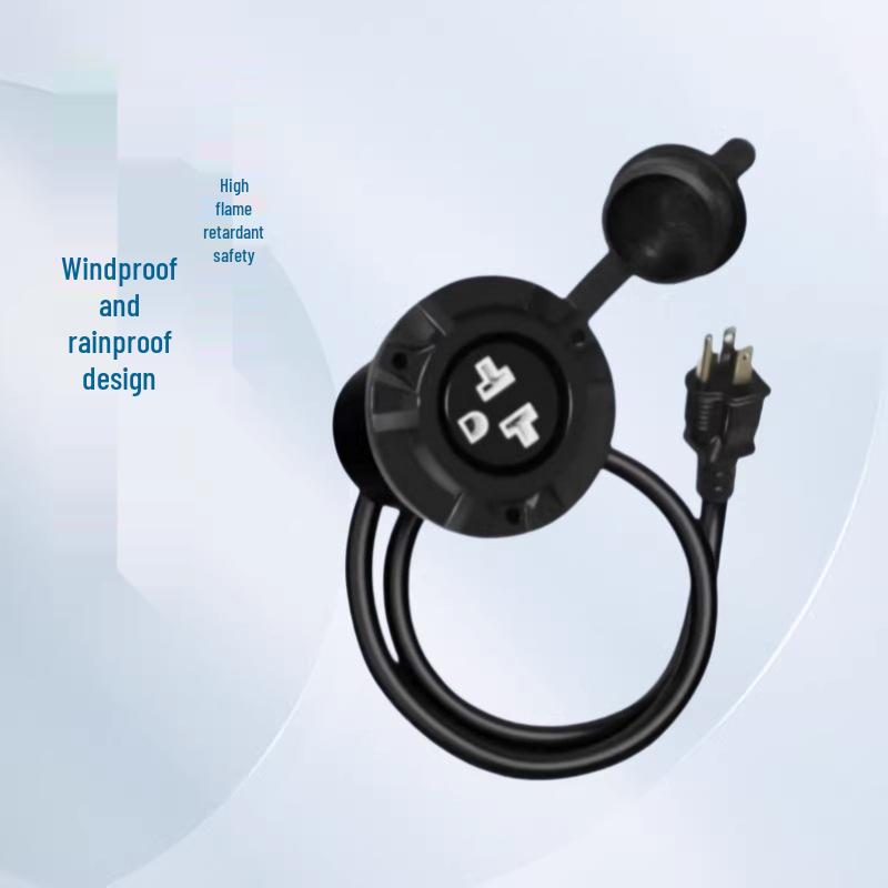 

American RV 15A 125V Power Cord with NEMA5-15R Plug & Waterproof Silicone Cover 3x1.5 mm