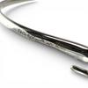 Great TIFFANY&Co. Pierce Open Heart Hoop Pierce Silver AG925 Women Used