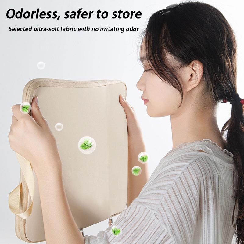 4Pcs Compressive Travel Storage Bags Thick Zipper Storage Bags Travel Accessories Travel Organizer Bags
