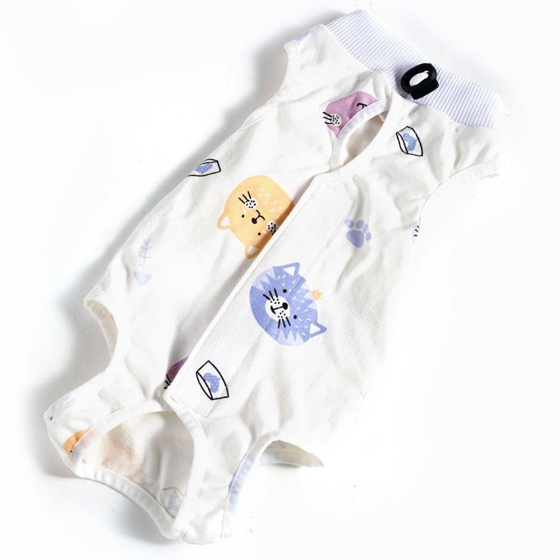 Cat Spaying Suit - Anti-scratching, Breathable, Pure Cotton Post-operation Garment Suitable for All Seasons. Mother Cat Surgical Gown - Cute Design.