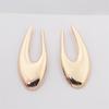 Big Exaggerated Women's Hanging Earrings Hollow U Shape Hyperbole Dangle Earrings Gold Color Metal Drop Earrings Fashion Jewelry