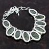 Moss Prehnite Necklace Original Gemstone Jewelry 925 Sterling Silver Necklace Adjustable Chain Necklace Handmade Boho Necklace Gift For Girl