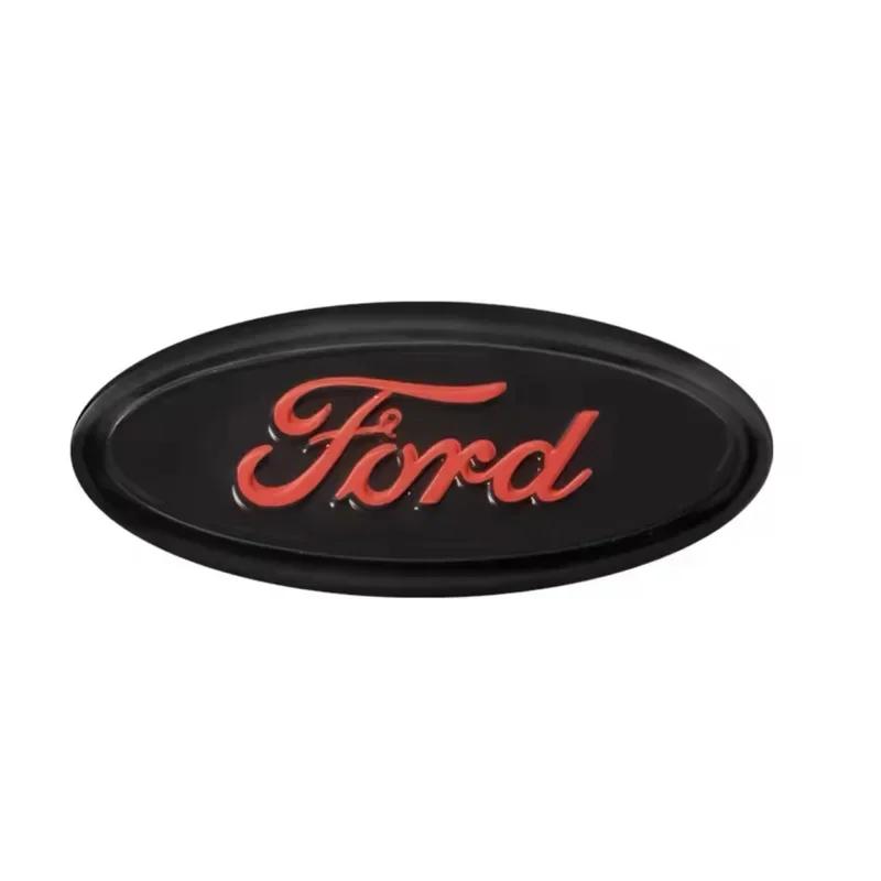 Car Sticker Ford 2025 Hot Car Front Hood Emblem With Pins Trunk Badge For Ford S MAX Ranger Focus Fiesta Mondeo Kuga Mustang Esc