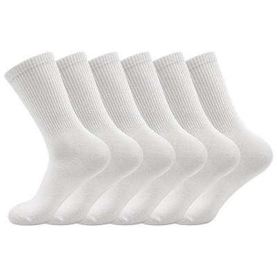 3-6 Pack Crew Socks for Men Women - Soft Cotton Socks - Casual Calf Socks