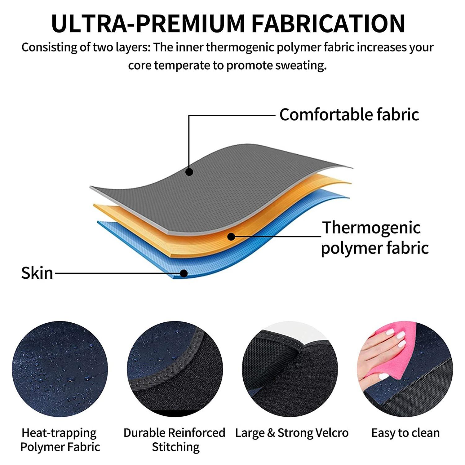 1 пара триммеров для рук для женщин и мужчин. Пара повязок для пота в сауне. Регулируемый — фото 10