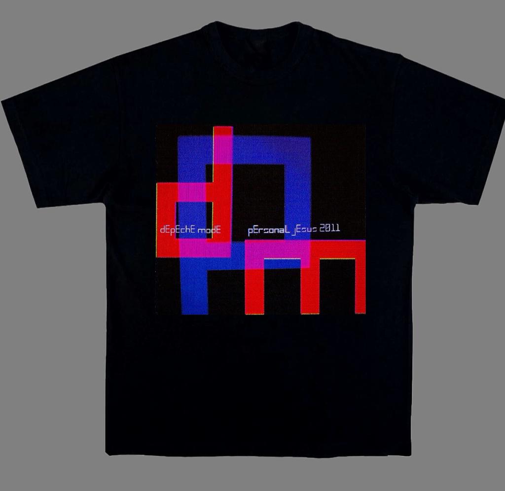 Art Elektronische Kombination Depeche Mode T-Shirt 100% Baumwolle Grafik-T-Shirt Unisex Damen Sommer Streetwear Top