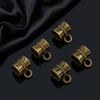 Retro Antik Bronze Hüftperlen DIY Großes Loch Metallverbinder Dreieckige Perlen Passend für Charm-Armbänder Halsketten Anhänger Schmuckherstellung