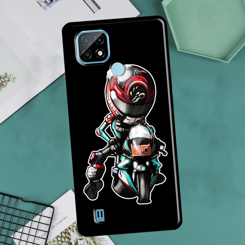 Fabio Quartararo Moto 20 For Realme GT Neo 2 3 Master 8i 9i 8 9 Pro Plus C35 Case For OnePlus 9 10 Pro 9R 10R Nord2