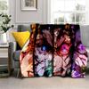 30 Style Demon S-Slayer Cartoon  Kamado Nezuko Anime Blanket,Soft Throw Blanket for Home Bedroom Bed Sofa Travel Office Kids