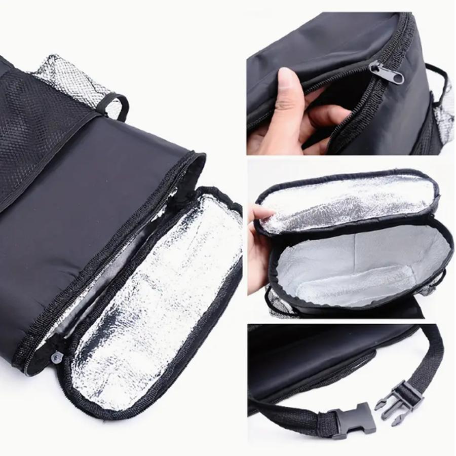 Car Back Seat Organizer Storage Bag Car Hanging Bag Multi-Pocket Auto Car Storage Tissue Box Interior Accessory Stowing Tidying