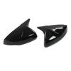 Pair Rr View Mirror Protective Covers Left Right Snap In Replacement for MK6 2018+(Glossy Black )