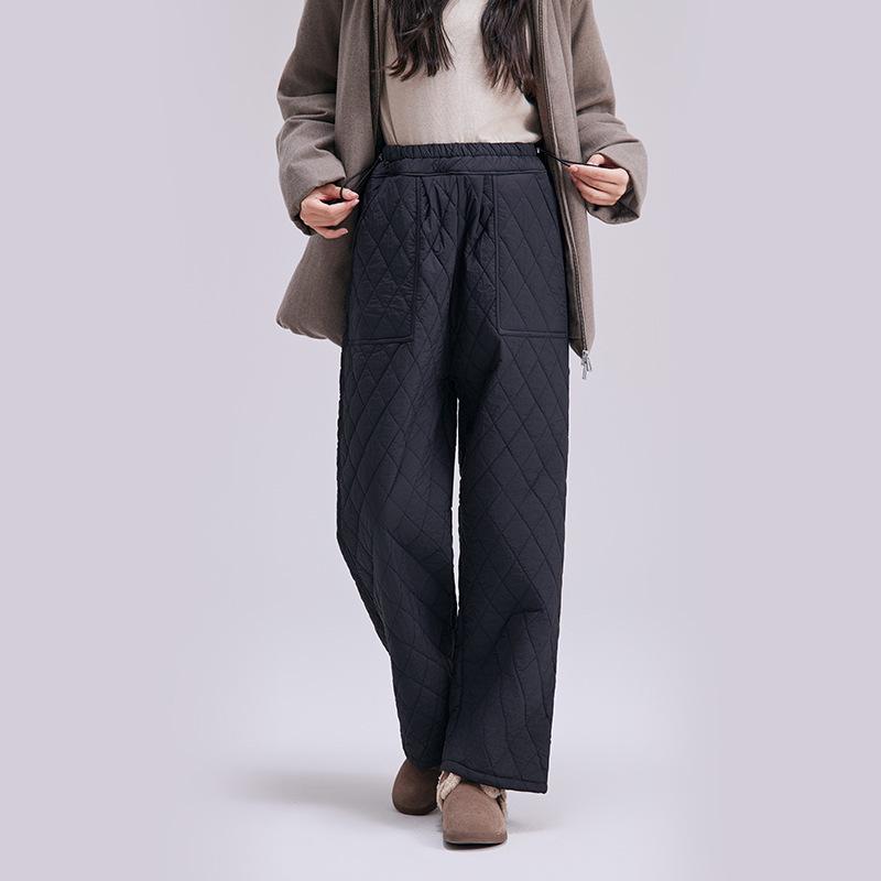 Maternity Pants Autumn and Winter Wear Belly Support Pants New Pregnancy Does Not Restrain the Stomach and Looks Thin Straight Wide-leg Pants Women