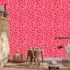 Red Animal Skin Wallpaper Coral and Pink for Living Room and Bedroom 50x1000