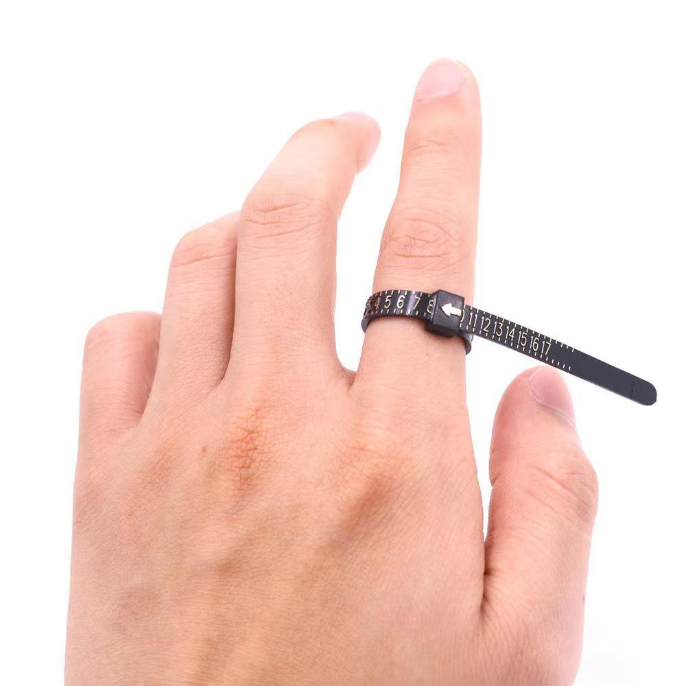 Adjustable Ring Sizer Belt for Finger Measurement
