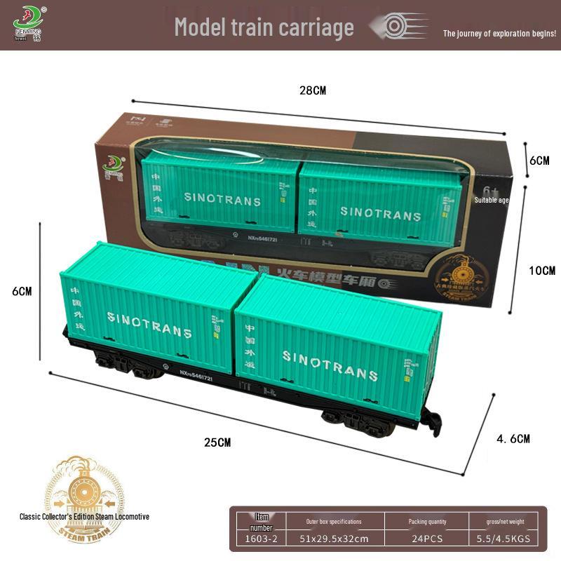 Retro Zestaw Torów Kolei Parowej - Elektryczna Zabawka dla Dzieci