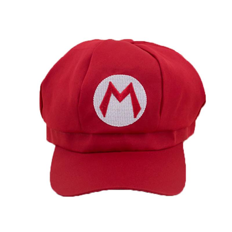 Gorra de Béisbol de Super Mario Bros Luigi Para Adultos y Niños Unisex Accesorio de Disfraz Cosplay