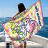 My Melody Microfiber Beach Towel Absorbent Quick Dry Ultra Soft Bath Towel for Beach Swim Bath Kids Adults