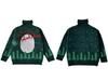 2025 Winter Kinder Roter Rollkragenpullover - Trendiger Weihnachtsstil für Jungen und Mädchen
