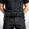 Adjustable Military Tactical Belt for Men, Wear Resistant Nylon Webbing Belt with Double Lock Safety Buckle, Outdoor Camping Hun