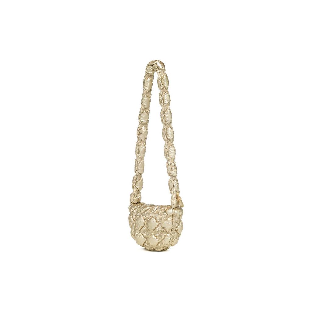 New CARLYN Nylon One Shoulder Handbag Regular Women's Gold H73101010D