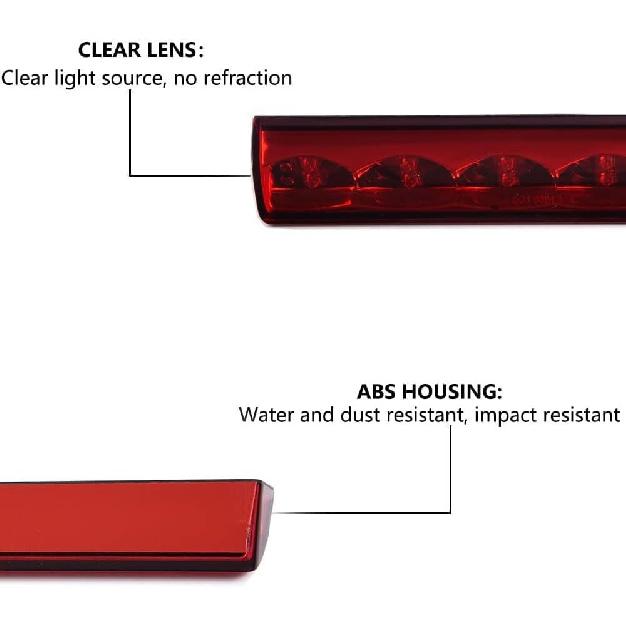 PIT66 LED 3Rd Brake Light Compatible With Truck Cap Topper Leer Are Century LED Recessed Cargo Light Parking Light High Mount Third Brake Light Lamp