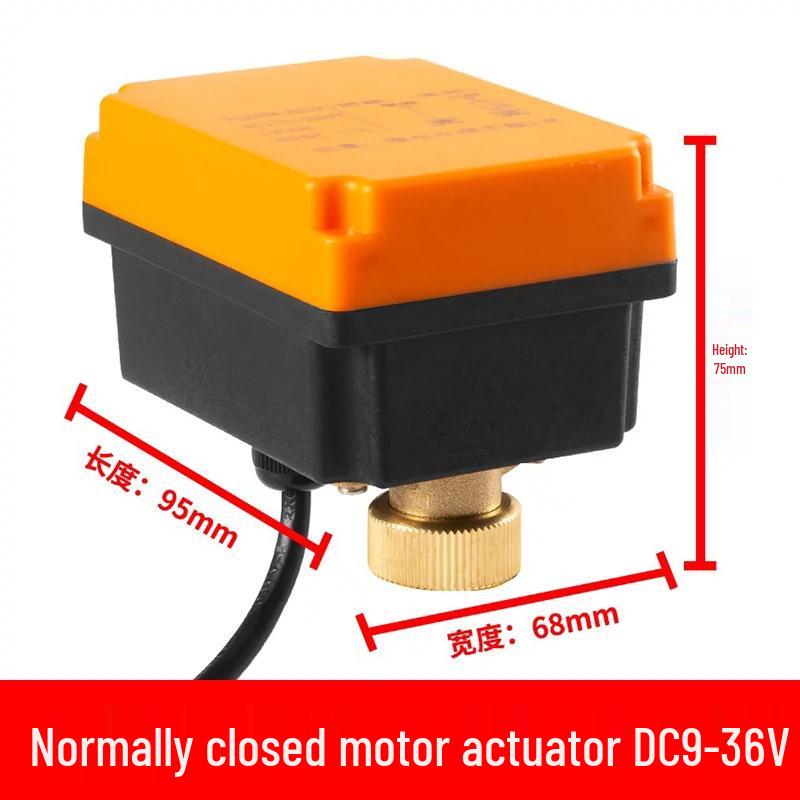 Mini Electric Ball Valve: Two-Way Threaded, Underwater & Waterproof, 220V/24V/12V