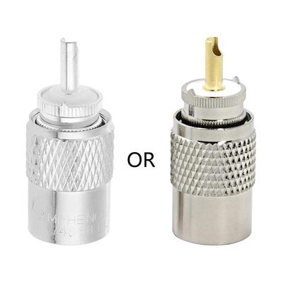 Mini PL259 UHF Male Adapter To RG8X RG59 RG8 Connector RF Coax Adapter Easy To Use