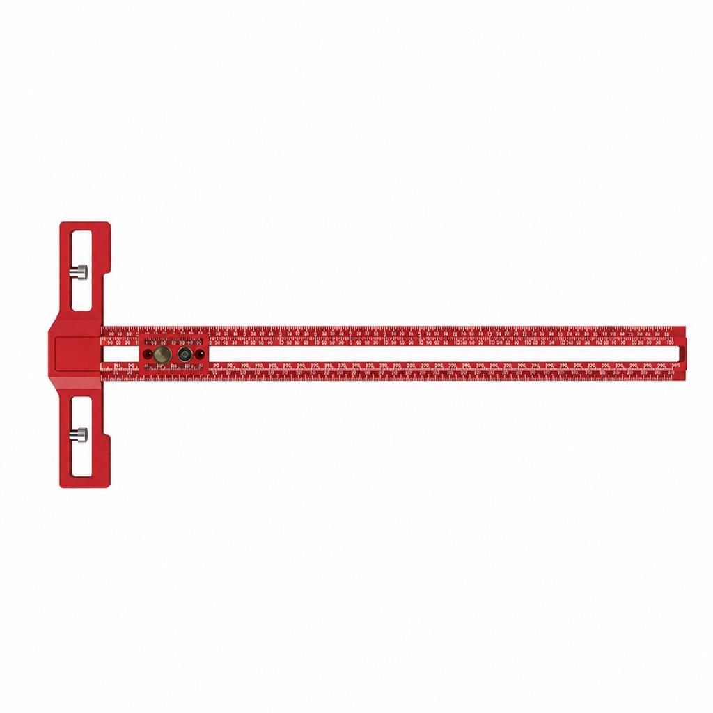 Multi-Functional Sliding Square Ruler Layout Tool with Block, Accurate,
