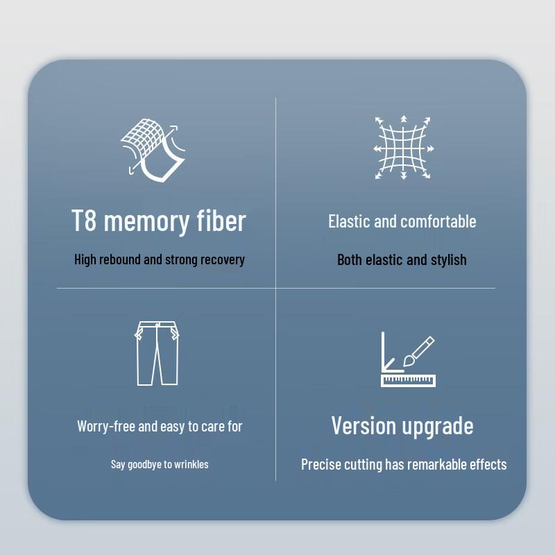 JD Zao Herren Sommer Memoryfaser Elastische Cargo Shorts