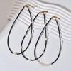 Exquisite Freshwater Pearl & Black Crystal Stainless Steel Clavicle Necklace